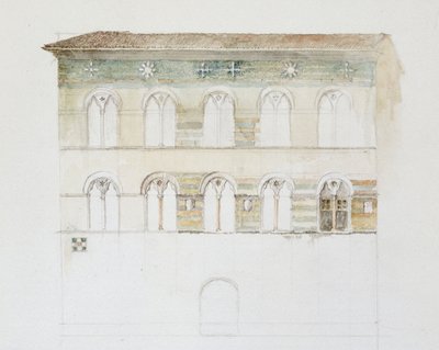 The Palazzo Gambacorti, Pisa, 27 - 30 April 1872 by John Ruskin